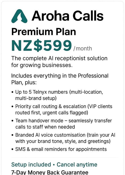 Aroha Calls Premium